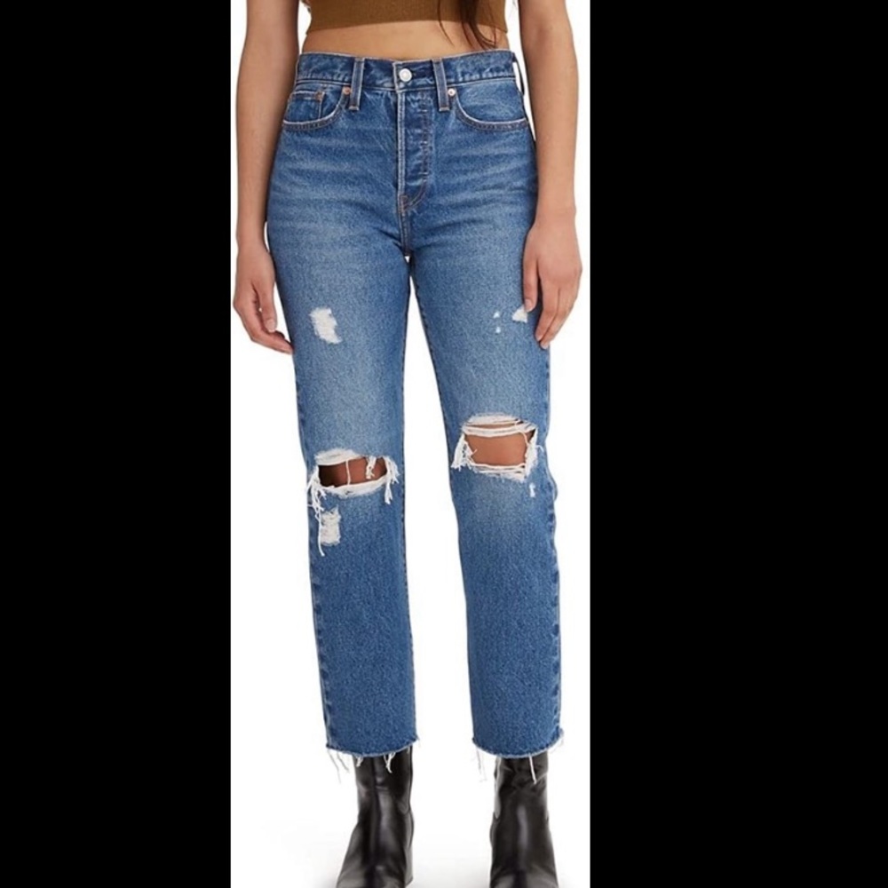 Levi Wedgie Straight Jeans